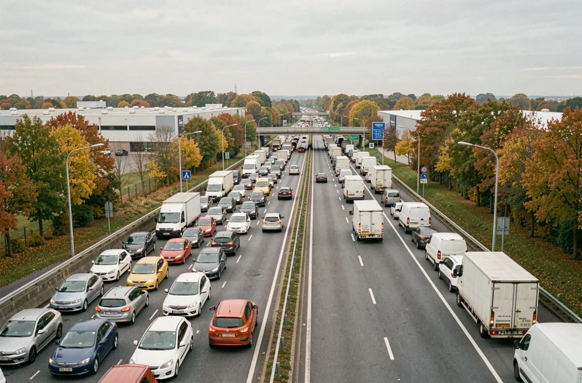 Bouchon important sur la N136 à Rennes en raison d'un accident de circulation