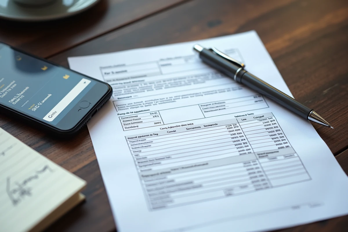 Gros plan sur une carte grise et des calculs de taxe liés aux chevaux fiscaux en 2026